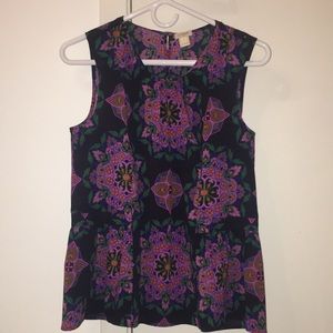 Jcrew peplum Blouse size 2